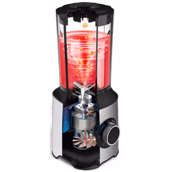 Taurus PRIOR ADVANCE 1800 2 L Mélangeur de table 1800 W Noir, Acier inoxydable, Transparent - Vue supplémentaire 7