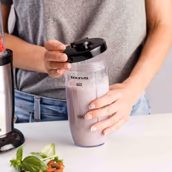 Taurus Shake & Go 0,5 L Mixeur portable 800 W Noir, Acier inoxydable, Transparent - Vue supplémentaire 7