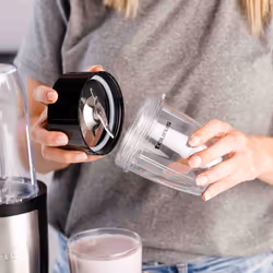 Taurus Shake & Go 0,5 L Mixeur portable 800 W Noir, Acier inoxydable, Transparent - Vue supplémentaire 8