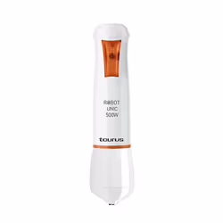 Taurus Robot Unic 500 Plus Inox Mélangeur par immersion 500 W Orange, Blanc