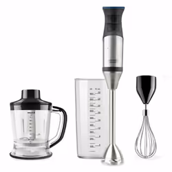 Taurus Bapi 1500 Premium XL Plus, Mélangeur par immersion, Pileur de glace, 1500 W, Noir, Acier inoxydable