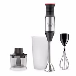 Taurus 916405000, Mélangeur par immersion, 0,7 L, Pileur de glace, 1200 W, Noir, Argent
