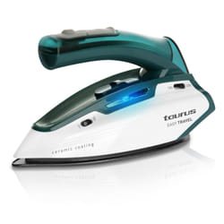 Taurus Easy Travel Fer à vapeur Semelle en céramique 1100 W Vert, Blanc