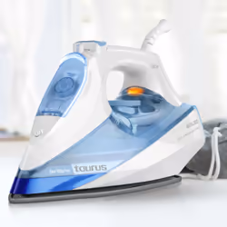 Taurus Agatha 2800 Fer à repasser à sec ou à vapeur Semelle en céramique 2800 W Bleu, Blanc