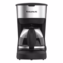 Taurus Verona 6 Inox, Machine à café filtre, Café moulu, 600 W, Noir, Acier inoxydable