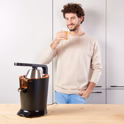 Taurus Easy Press 600 Centrifugeuse 600 W Noir, Marron - Vue supplémentaire 8