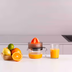 Taurus CITRUS COMPACT Presse-agrumes 30 W Noir, Orange, Transparent