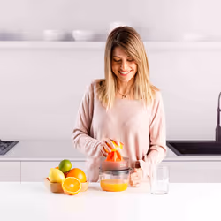 Taurus CITRUS COMPACT Presse-agrumes 30 W Noir, Orange, Transparent