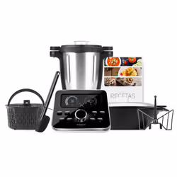 Taurus Foodie 1500 W 3,5 L Noir, Acier inoxydable