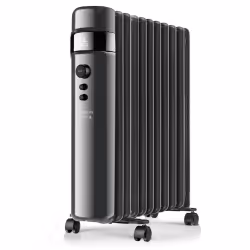 Taurus Agadir Öl-Radiator 2500 W NA, Chauffage électrique à bain d’huile, Huile, Huile, Intérieure, Sol, Noir