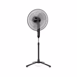 Taurus Bergen 16C, Ventilateur à lame domestique, Noir, Gris, Sol, 51,46 dB, 40 cm, Boutons