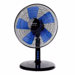 Taurus alpatec - ventilateur de table 30cm 40w 3 vitesses noir - boreal 12 elegance