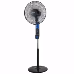Taurus FA008, Ventilateur à lame domestique, Noir, Bleu, Sol, 40 cm, 7,5 h, LED