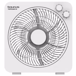 Taurus Tropicano 3V, Ventilateur à lame domestique, Blanc, Sol, 30 cm, Rotatif, 1 h