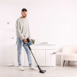 Taurus Homeland Ideal Touch Aspirateur-balai 2 en 1 Secteur Sec Cyclonique Sans sac 0,6 L 180 W Noir, Bleu 2,2 Ah - Vue supplémentaire 2