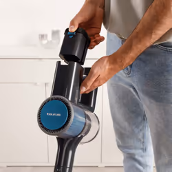 Taurus Homeland Ideal Touch Aspirateur-balai 2 en 1 Secteur Sec Cyclonique Sans sac 0,6 L 180 W Noir, Bleu 2,2 Ah - Vue supplémentaire 4