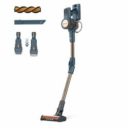 Taurus Homeland Digital Flex aspirateur de table Noir, Bleu, Or Sans sac