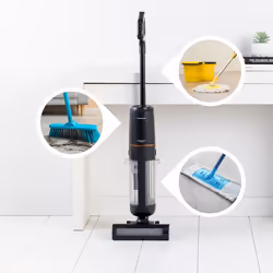 Taurus EST9489290L aspirateur balai et balai électrique 2-in-1 stick vacuum Batterie Sec&humide Sans sac Noir
