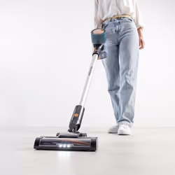 Taurus 948934000 aspirateur balai et balai électrique Batterie Sec HEPA Sans sac 0,5 L 150 W Noir, Bleu 2,2 Ah