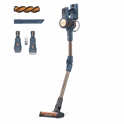 Taurus Homeland Digital Flex, Aspirateur-balai 2 en 1, Sans sac, Noir, Bleu, Or, 0,5 L, Rectangulaire, Caoutchouc