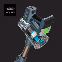 Taurus Homeland Digital Animal Flex Aspirateur-balai 2 en 1 Batterie Sans sac Bleu 2,5 Ah - Vue supplémentaire 4