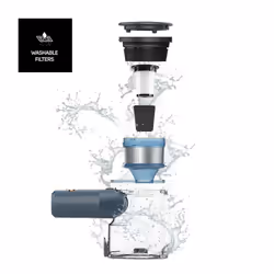 Taurus Homeland Digital Animal Flex Aspirateur-balai 2 en 1 Batterie Sans sac Bleu 2,5 Ah - Vue supplémentaire 7
