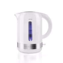 Taurus AROA, 1,7 L, 2200 W, Blanc, Indicateur de niveau d'eau, Sans fil, Filtrage