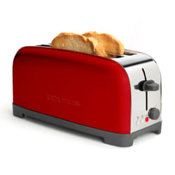 Taurus Vintage Red 6 2 part(s) 1400 W Rouge, Acier inoxydable