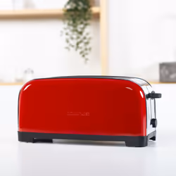 Taurus Vintage Red 6 2 part(s) 1400 W Rouge, Acier inoxydable