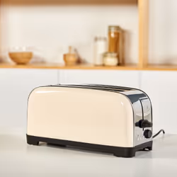 Taurus Vintage Cream 6 2 part(s) 1400 W Noir, Crème, Acier inoxydable