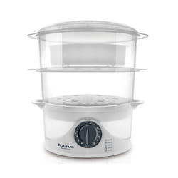 Taurus Salutecook cuiseur vapeur 2 Nombre de paniers Pose libre 800 W Transparent, Blanc