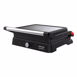 Taurus Bistro Essential, Noir, Aluminium, Carré, Rotatif, Grille + plaque de cuisson, 290 x 230 mm