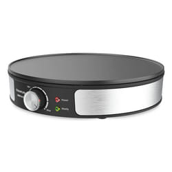 Taurus Crepe & Fun appareil à crêpes 1 crèpe(s) 1200 W Noir, Acier inoxydable