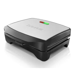 Taurus Miami Premium gaufrier et appareil à croque-monsieur 900 W Noir, Acier inoxydable