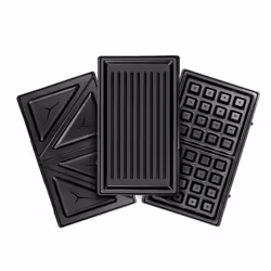 Taurus Miami Premium gaufrier et appareil à croque-monsieur 900 W Noir, Acier inoxydable - Vue supplémentaire 3