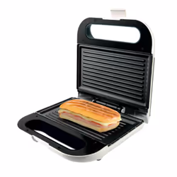 Taurus 968942000 gaufrier et appareil à croque-monsieur 800 W Acier, Blanc