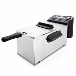 Taurus 973947000, Friteuse, 4 L, 190 °C, Unique, Noir, Blanc, Boutons, Rotatif
