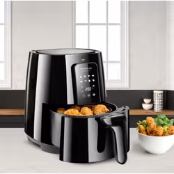 Taurus Air Fry Digital Unique 3,5 L Autonome 1300 W Friteuse d’air chaud Noir
