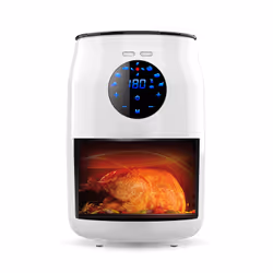 Taurus Respire Unique 1,5 L Autonome 1000 W Friteuse d’air chaud Noir, Blanc