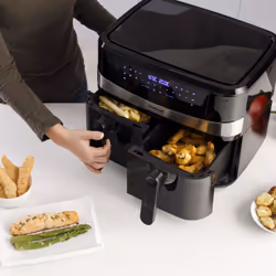 Taurus Air Fry Digital Duo Friteuse à air chaud Double 9L 2200W Noir - Vue supplémentaire 7
