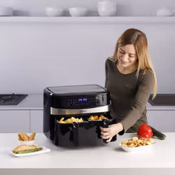 Taurus Air Fry Digital Duo Friteuse à air chaud Double 9L 2200W Noir - Vue supplémentaire 8