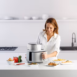Taurus Aero Crisp Spin Friteuse à air chaud 6L 1550W Blanc - Vue supplémentaire 8