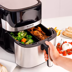 Taurus Air Fry Digital 7S Wall Friteuse à air chaud 6,5L 1600W Noir, Inox - Vue supplémentaire 6