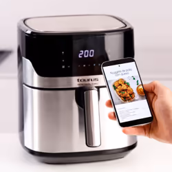 Taurus Air Fry Digital 7S Wall Friteuse à air chaud 6,5L 1600W Noir, Inox - Vue supplémentaire 7