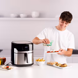 Taurus Air Fry Digital 7S Wall Friteuse à air chaud 6,5L 1600W Noir, Inox - Vue supplémentaire 8