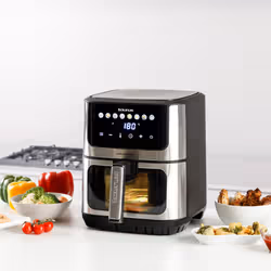 Taurus AIR FRY DIGITAL 7S VIEW Friteuse à air chaud 6,5L 1600W Argent, Noir - Vue supplémentaire 2