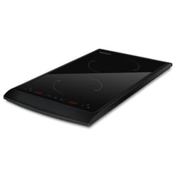 Taurus Darkfire Domino Noir Comptoir 31 cm Plaque avec zone à induction 2 zone(s)