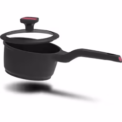 Taurus Casserole avec Couvercle KCK3018 Ø 18 cm Noir Aluminium