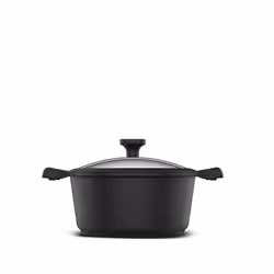 Taurus Great Moments 28, Aluminium, Noir, Aluminium, Vitrocéramique, Gaz, Induction, Noir, Ergonomique, 24 cm