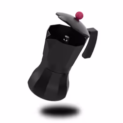 Taurus Black Moments 12 Cafetière à moka Noir